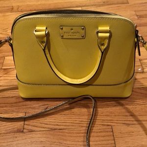Kate spade yellow handbag like brand new